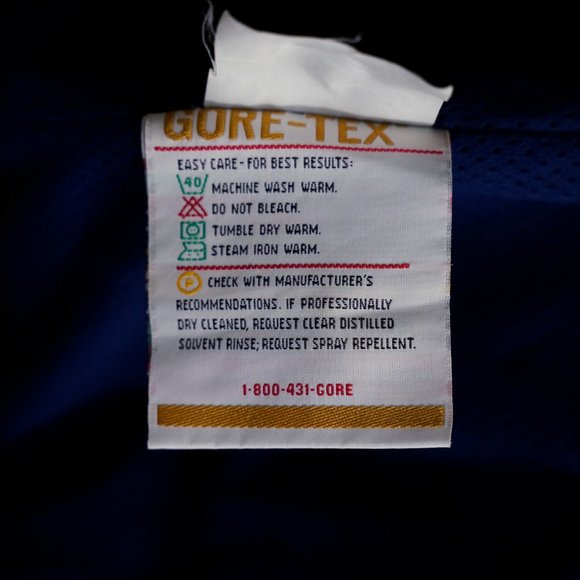 FAR WEST Vintage 90s Yellow and Red Hiking and Ski Jacket (Men's M) - Picture 11 of 13